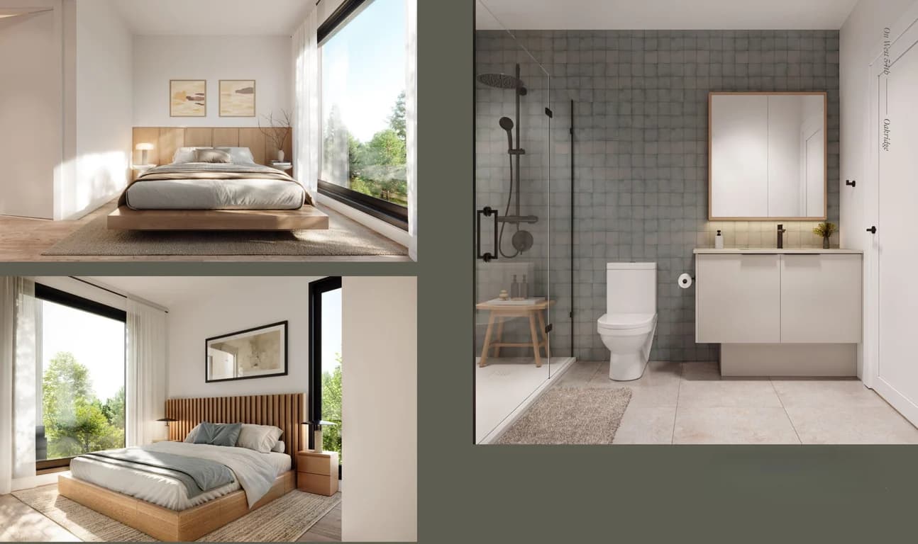 Bedroom and Bathroom